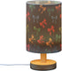 ALAZA Bedside Table Lamp for Bedroom Colorful Bows Nightstand LED Light Lamps with USB Port Linen Fabric Shade Table