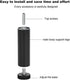 LXVPKH Table,M6 Aluminum Alloy Adjustable Furniture Leg Pieces,Round Wardrobe Leg,Replacement Furniture Feet,Metal
