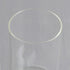 3 Pack 1-5/8-Inch G0072 Clear Glass Shade, Cylinder Light Fixture Replacement Globe or Cover with Fitter for Chandelier