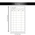 Generic (3) Guest Check Server Note Pad for Restaurants, Premium Waitress Server Pad with Large Boxes, Organized Book
