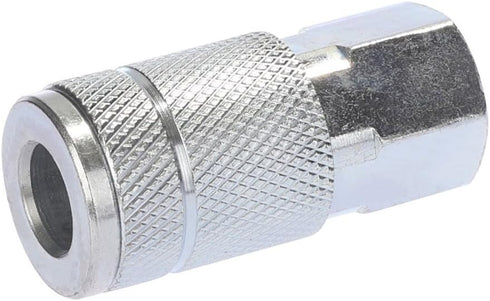 WYNNsky Automotive Air Coupler Set, 1/4 Inch Body Size, Steel Air Compressor Hose Fittings
