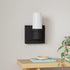 2 Pack 160 4 Westek Battery Operated Wall Sconce with Remote, Plastic Wireless Battery Wall Light, Easy No Wire Install