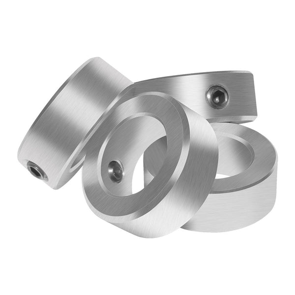 AZSSMUK 5/8" Bore Solid Steel Zinc Plated Set Screw Shaft Collars for Lawn Tractor, Garage Doors