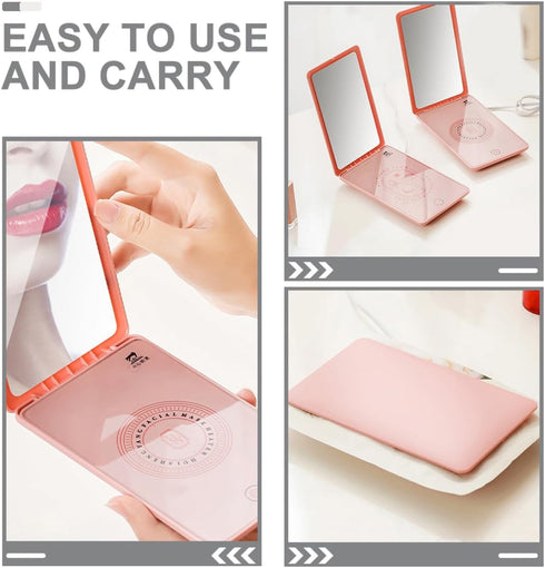 LIFKOME Facial Mask Heater with Mirror - Travel-Friendly