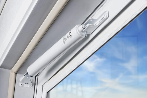 Wright Products Standard Duty Pneumatic Screen & Storm Door Closer, White