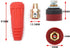 Welding Welding Cable Joint Quick Connector DKJ Series European Style Welding Cable Quick Connector Male Plug and Panel Socket Quick Fitting Adapter (DKJ35-50 Red)