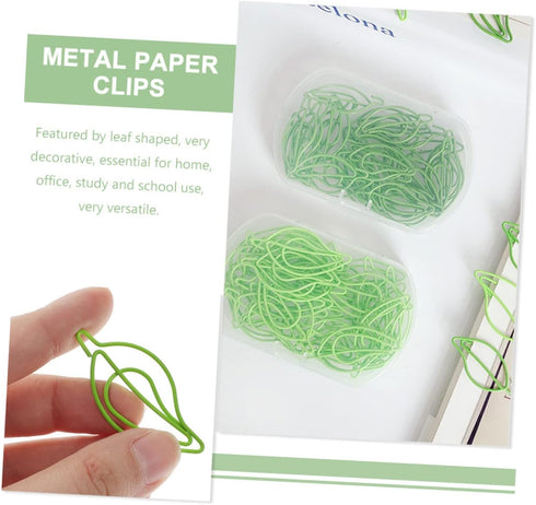 File Folders Mini Binder, 30pcs Paper Clip Metal Bookmark, Cute Paper Clips for Document Organization