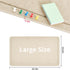 Vuzvuv Linen-Brown Large Cork Board 28"x16" with 50 Push Pins & Sticky Notes - Self-Adhesive Felt Pin Board