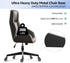 MASTERY MART 28" Heavy Duty Office Chair Base Replacement Parts, 2500 Lbs, Reinforced Metal Leg