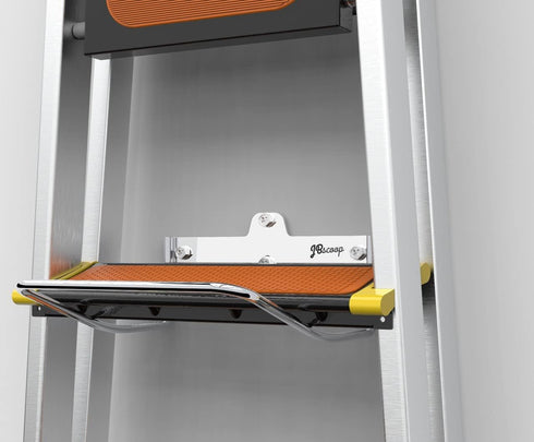 SS304 JBscoop Ladder Hanger for Garage Wall, Ladder Storage Strollers and Folding Chair, Heavy Duty Lader Holder Rust