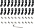 20pcs 2020 Series Black T Slot L-Shape Interior Corner Connector Joint Bracket with Screws and Wrench Tool