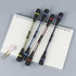XIANNV 4 Pcs Spinning Cool Pens, Stationery Set for Girls Boys Kids Teens, Black Ink, 0.5 mm