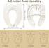 kimitimi Portable Toilet Seat for Kids, Foldable Universal Fit Potty Training Seat with Anti-Slip Base & Splash Guard