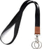 Lanyards for Keys, Black Long Keychain Lanyard for Women and Men, Cute Neck Lanyard for ID Badges