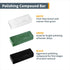 POWERTEC 6 Inch Polishing Wheels Kit - 3 Pack with Yellow, Loose Cotton & White Cotton Buffing Wheel (71631)