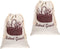 UPKOCH 2pcs Bread Bags Portable Reusable Storage Pouches for Homemade Bread Sourdough