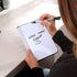 Quartet Portable Glass Dry-Erase Pad, 5" x 8", Closeable Cover, Kickstand, Desktop White Board, Notepad, Travel (Black)