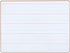 Magnetic Dry Erase White Boards Lined - Lapboard for Students, 1 Pack, 12 Inches X 9 Inches