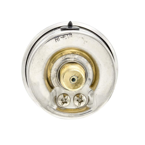 PIC Gauges 202L-204E Center Back Mount Glycerine Filled Pressure Gauge, 2" Dial, 0/100 psi Range
