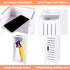 ShellKingdom Toilet Paper Holder Stand, Bathroom Storage Cabinet with Doors and Shelves, Slim Storage Cabinet
