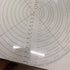 10" Round Center Finder Compass for Wood Turners, Clear Acrylic for Drawing Circles, Woodworking Tool