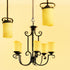 9.44 Inch Chandelier Load-Bearing Rod with Hooks Ceiling Light Support Tube Replacement Downrod for Hanging Light