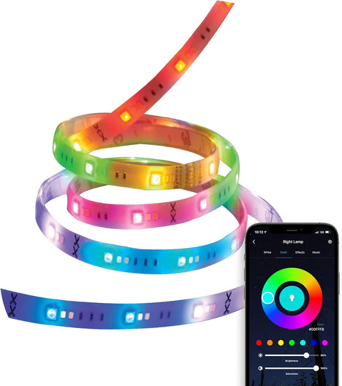 Satco S11264 Starfish 3-Foot Indoor Extension WiFi Smart LED Color-Changing Tape Light