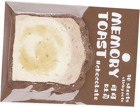 Bread Shaped Memo Pads, 30 Sheets Sticky Notes Ideal for Leaving Messages