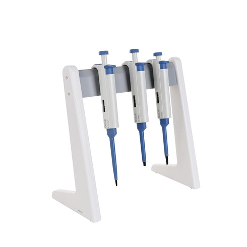 Pipette Rack, Micropipette Stand Holder for up to 6 Pipettes, ABS Material for Laboratory