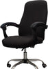 Office Chair Cover - Universal Stretch Desk Chair Slipcovers (Size: M) - Black