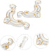 Veemoon 2pcs Decorative Peel and Stick Corner Onlays for Furniture and Walls Self-Adhesive PVC Appliques for Cabinets