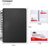 Business Card Organizer Holder Book, Portable Credit Card Organizer for Managing 58 Cards, Notebook for Important