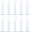 uxcell Plastic Graduated Cylinder, 25ml Measuring Cylinder, Test Tube Beakers, Clear Hex Base