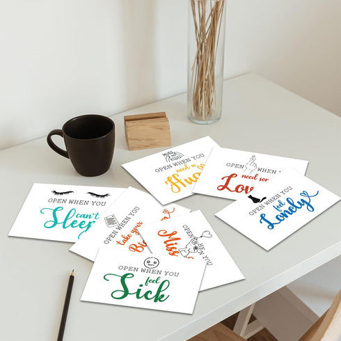 Open When Envelopes | Set of 16 | Going Away to College Gifts | Color Design for Daughter Son Friend