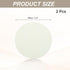 2.4" 2pcs MECCANIXITY Round Lampshade Diffuser, Anti-glare Lamp Shade Diffuser Fabric Lamp Cover for Desk Table Light