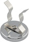 Master Magnetics Ceramic Round Base Magnet with Silver Spring Clamp, 2-Pack, 35 lb Pull