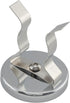 Master Magnetics Ceramic Round Base Magnet with Silver Spring Clamp, 2-Pack, 35 lb Pull