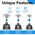 LOVIMAG Strong Magnets, 12 Pack Heavy Duty Neodymium Cup Magnets with Countersunk Hole and Screw for Wall Mounting