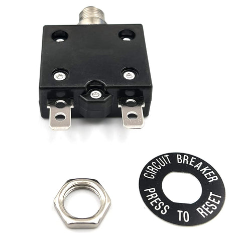 15 Amp Push Button Thermal Circuit Breaker 12-50V DC 125-250V Volt AC