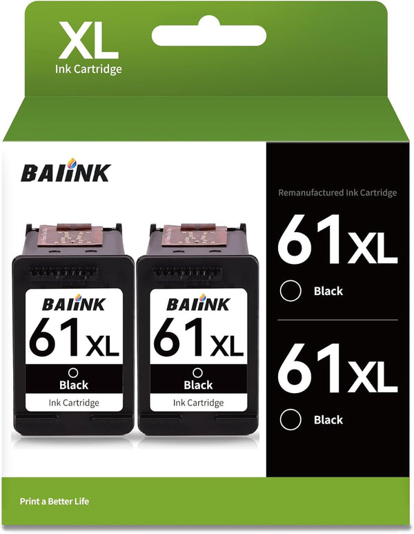 Remanufactured Ink Cartridge Replacement for HP 61 Black Ink Cartridge 61XL for HP61 HP61XL for 4500 5535 5530 5534