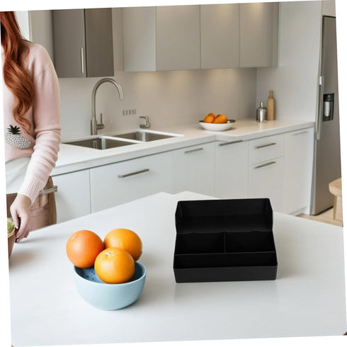 LIFKOME Countertop Multi Purpose Cup Shelf Organizer with Large Storage Compartment Efficient Storage for Milk Tea