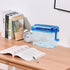 JIKIOU Mini Hand Shredder, Portable Paper Cutting Tool for Home Office, Blue