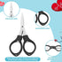 ElaraBerry 48 Set Mini Bandage Scissors for Nurses Bulk Travel Portable Scissors Small Shears Stainless Steel Foldable