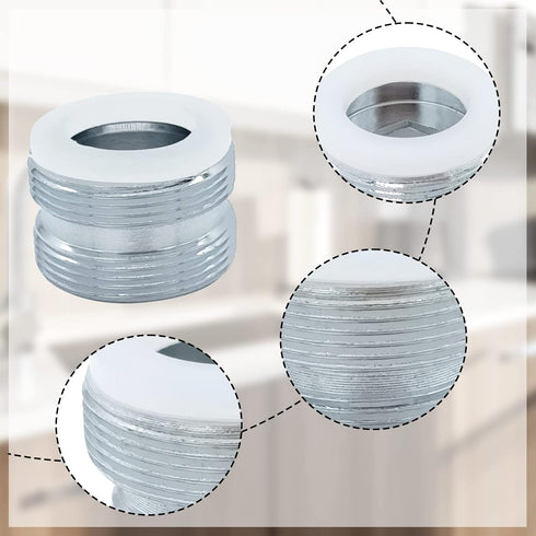 12 Pieces Faucet Adapter Kit, Kitchen Aerator Adapter Male To Female, Various Sizes Water Hose Adapter