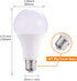 RGB Color Changing Light Bulbs, 9W Warm White 6500K, 40W Equivalent, 16 Color Multicolor A19 E27/E26