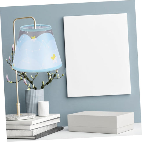 Holibanna Pleated Lampshade for Table Floor Lamps Handmade Fabric Drum Shade Detachable Design for Easy Cleaning