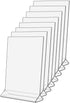 Marketing Holders 8 Pack Sign Holder 5x7 Inch Double Sided Top Load