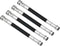 PATIKIL Pencil Extenders, 4 Pack Metal Dual Head Adjustable Pencil Holder for Artists, Black