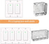 Smart Switch, WiFi Smart Light Switch Compatible with Amazon Alexa and Google Home, Neutral Wire Needed, with Remote Control, Timing Schedule, No hub Required MK36 (1Pack) by bekca
