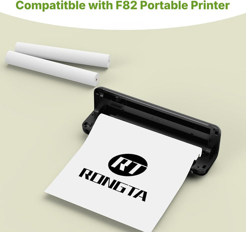 8.5 11 Inch, F82, PN81, 3 Rongta Rolled Thermal Printer Paper x Advanced Quick-Dry US Letter Size Thermal Paper